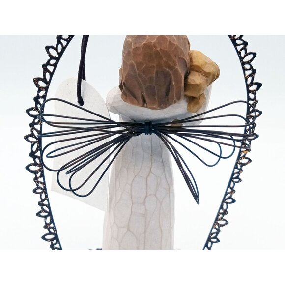 Angel of Friendship Willow Tree Demdaco 2010 Susan Lordi 5" Pet Lovers Comfort - Picture 9 of 14